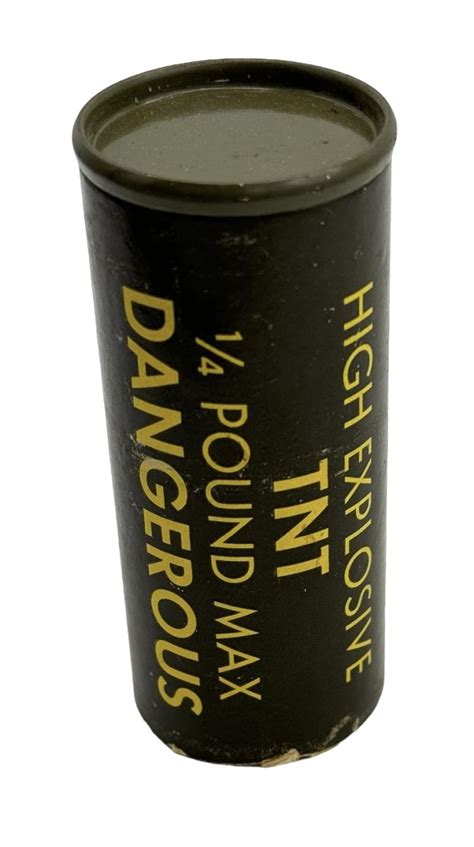 Imcs Militaria Us Ww2 14 Pound High Explosive Tnt Packaging