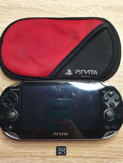 Портативная игровая приставка консоль Sony Ps Vita Fat 16 gb + игры: 3 ...