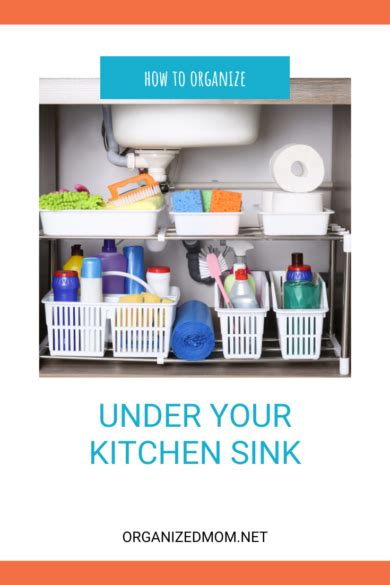 How To Organize Under Your Kitchen Sink The Organized Mom