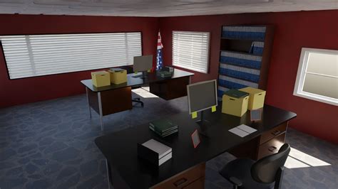 3D Police Station Interior Model - TurboSquid 2158030