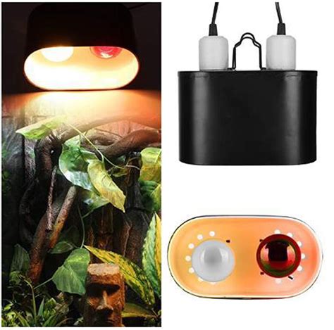 Reptile Light Fixture Terrarium Heat Lamp Winter Gifts Dome Reptile ...