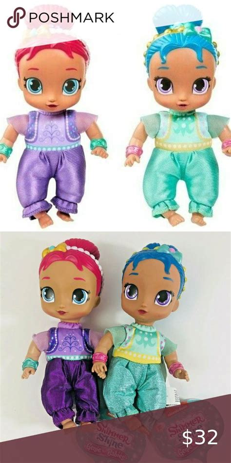 Shimmer And Shine Genie Baby Doll Set 7 Nickelodeon Cartoon Figures