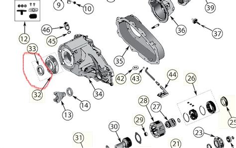 Jeep Np231 Transfer Case Diagram