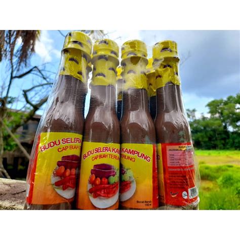 Original Budu Cap Terung Budu Selera Kampung SEDOZEN 12 BOTOL