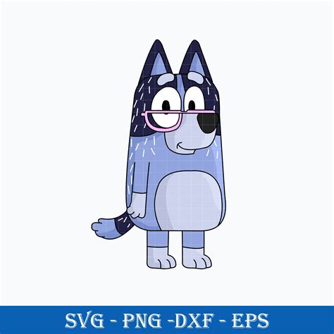 Nana Bluey Svg Nana Svg Bluey Svg Cartoon Svg Png Dxf Eps File