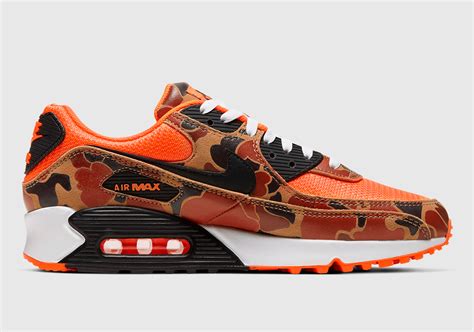 Nike Air Max 90 Orange Duck Camo CW4039-800 | SneakerNews.com