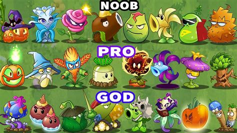 Pvz 2 Discovery All New And Old Plants Evolution Noob Pro God China Version Youtube