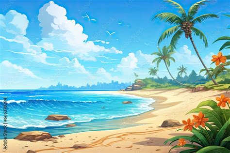 Beach Background Wallpaper: Stunning Background for Wallpaper Design ...