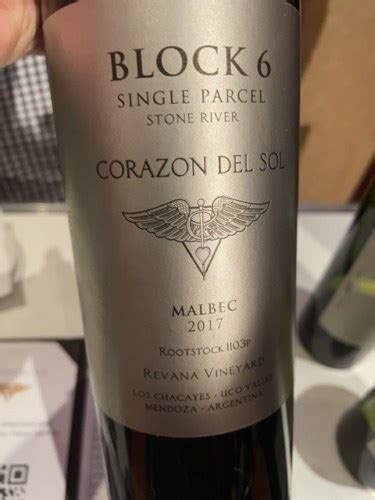 Corazon Del Sol Block 6 Single Parcel Stone River Malbec Vivino US