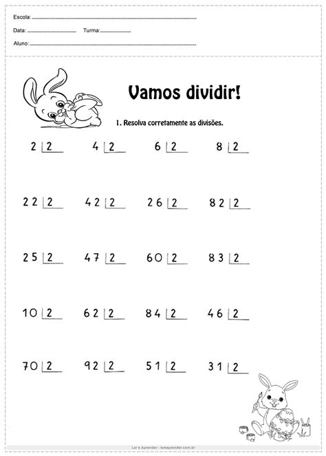 Probleminhas Divisão 3 Ano
