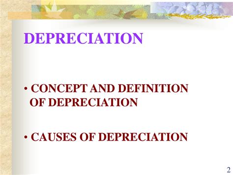 Solution Depreciation Power Point Studypool