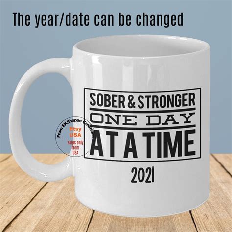 Alcohol Recovery Sobriety Novelty Coffee Mug Designed Ts Sober T