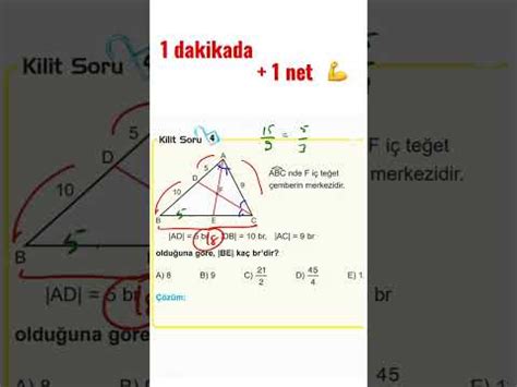 Dakikada A Ortay Geometri Tyt Yks Ayt Shortsbeta Shortsvideo