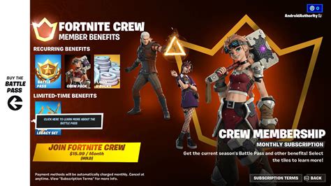 How To Cancel Your Fortnite Crew Subscription Android Authority