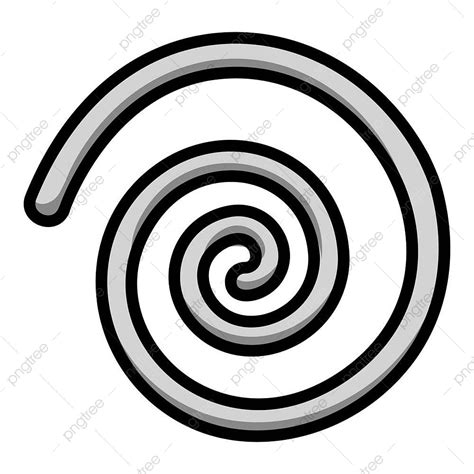 Spiral Outline Clipart PNG Images Spiral Coil Icon Outline Vector