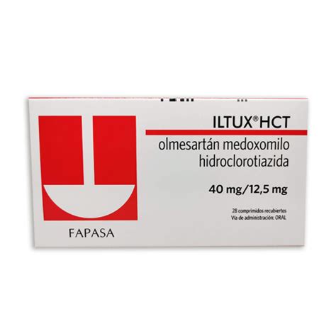 ILTUX HCT 40 MG X 28 COMP RECUB Ofertas Y Descuentos De ILTUX HCT 40