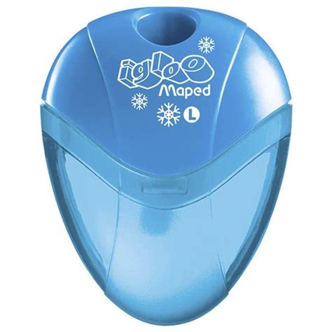 Maped Pencil Sharpener Igloo 1 Hole Canister Left Handed Blister