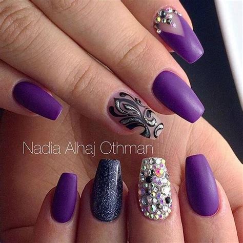 45 Purple Nail Art Designs | Art and Design