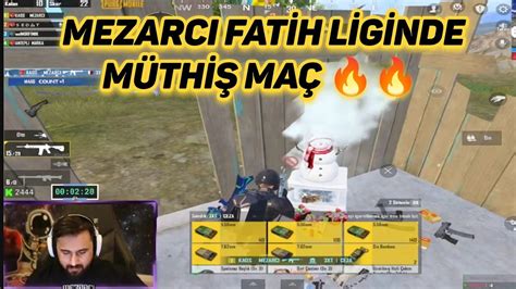 MEZARCI FATİH LİGİ FULL RUSH ZORLU RANK MAÇI Kaos Mezarcı pubg mobile