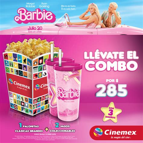 Cinemex On Twitter Estos Vasos Edici N Especial De Barbie Est N