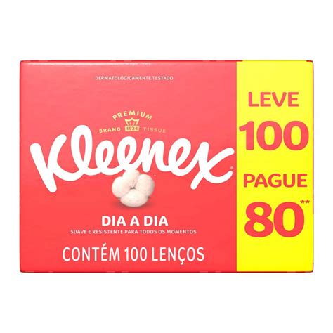 Kleenex produtos menor preço na Droga Raia