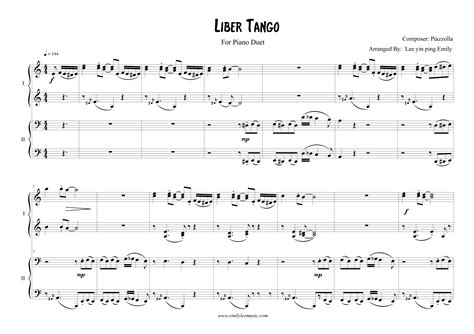 Astor Piazzolla Libertango Sheet Music Pdf Free Score Download ★