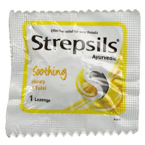 Buy Strepsils Soothing Honey Tulsi Lozenge Pack Of 1 Online At Best