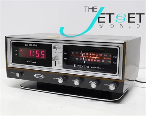 Restored Zenith Clock Radio By Jsw Zenith Space Age Digital Alarm