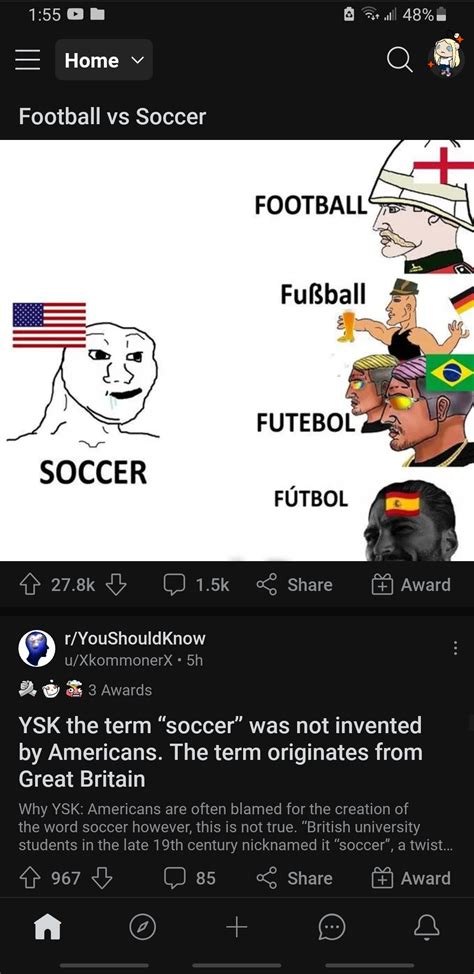 soccer vs football : r/TimingWasPerfect