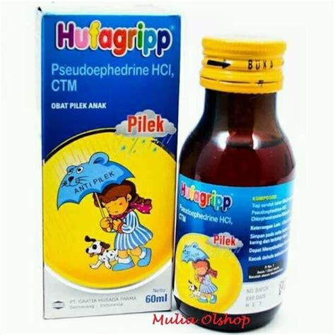 Jual Hufagripp Sirup Obat Pilek Anak Biru Ml Shopee Indonesia