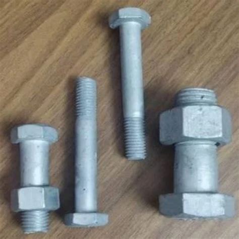 Hot Dip Galvanized Bolts And Nuts At Best Price In Chandigarh By Techman India ID 27024241930