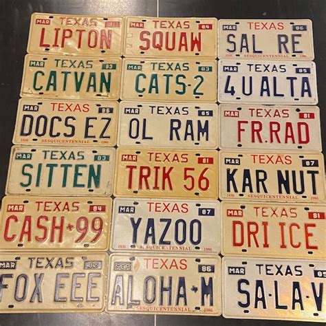 Vintage License Plates - Etsy