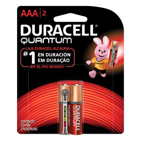 A Duracell Quantum é a Duracell alcalina 1 em duração no mundo