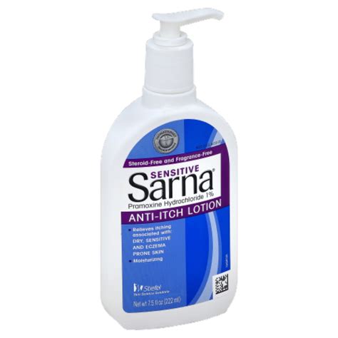 Sarna Sensitive Anti Itch Lotion 7 5 Fl Oz Fred Meyer