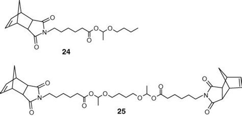 Mono And Di Functional Norbornene Dicarboximide Monomers 24 And 25