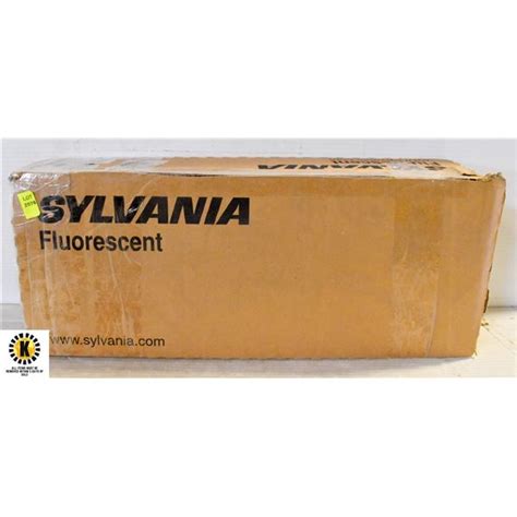 BOX OF SYLVANIA FLUORESCENT BULBS