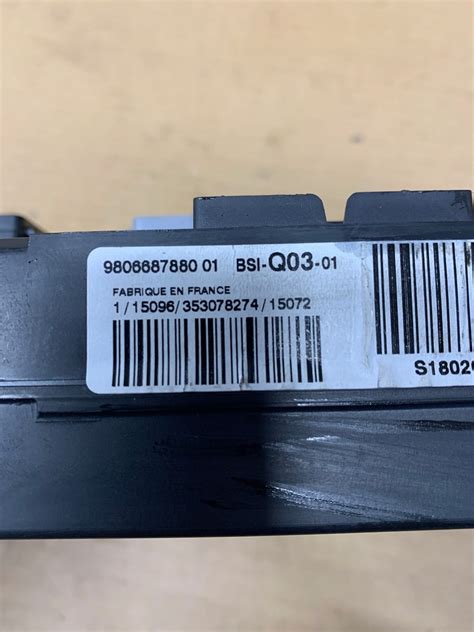 BSI Peugeot 308 T9 1,6 HDI Q03 9806687880 - Autodiely METO