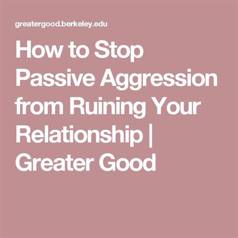 Recovering From Passive Aggressive Relationship