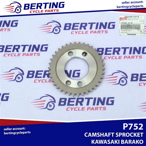 CAMSHAFT SPROCKET Kawasaki Barako Genuine 12046 0019 Shopee Philippines