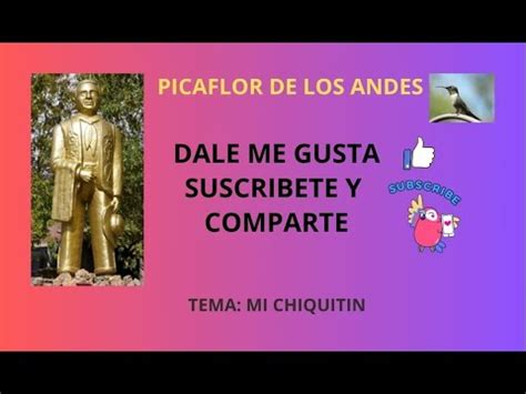 Mi Chiquitin Picaflor De Los Andes Youtube