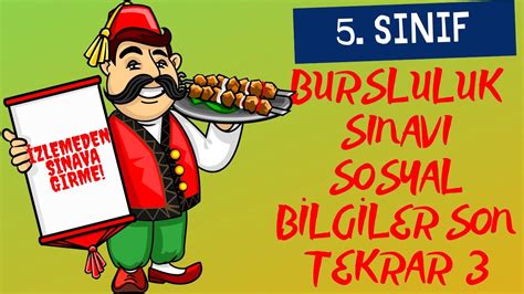 Sinif Bursluluk Sinavini Kazandiran Tekrar Sosyal Bilgiler Dersi