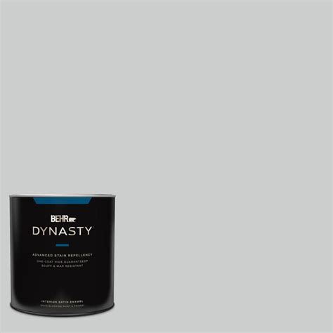 BEHR DYNASTY 1 Qt PPU26 16 Hush Satin Enamel Interior Stain Blocking