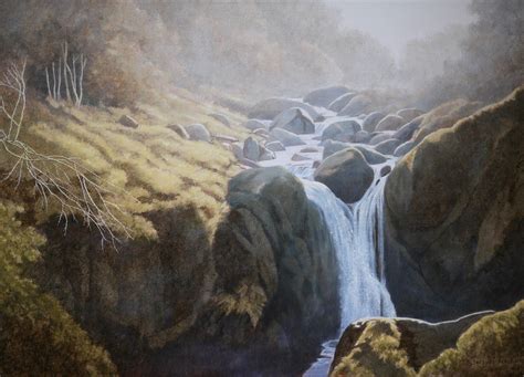 Cascade Peinture Par Jacques Place Artmajeur