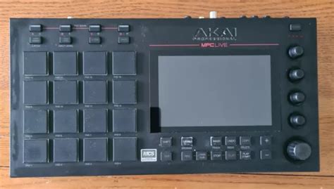 Akai Mpc Live With Gb Ssd Drive And Case Has Wear But Works As It