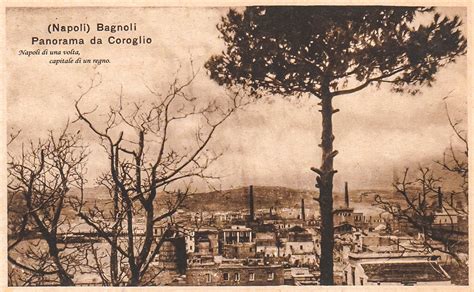 Napoli Bagnoli Panorama Da Coroglio Foto Cartolina Anni 30 40 Ca