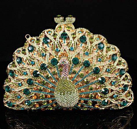 Сумочки-клатчи: десятки вариантов декора | Crystal evening bag, Purses ...