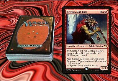 KRENKO MOB BOSS EDH COMMANDER DECK Magic The Gathering MTG 100 Cards