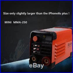 Mini MMA IGBT Handheld Welder 220V 20 250A Inverter ARC TIG Welding