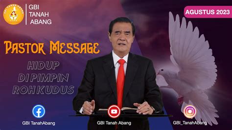 Hidup Dipimpin Roh Kudus Pdt Niko Njotorahardjo Pastor Message