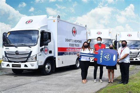 Foton Ph Partners With Red Cross To Launch Emergency Food Trucks